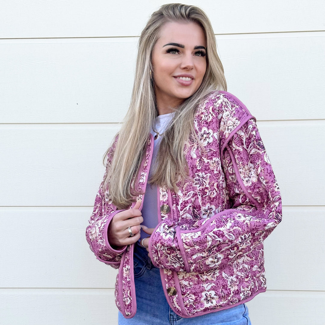 Layla Floral Quilted Jacket