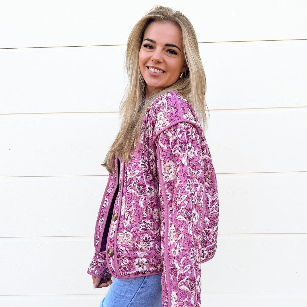 Layla Floral Quilted Jacket