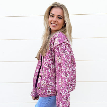 Layla Floral Quilted Jacket