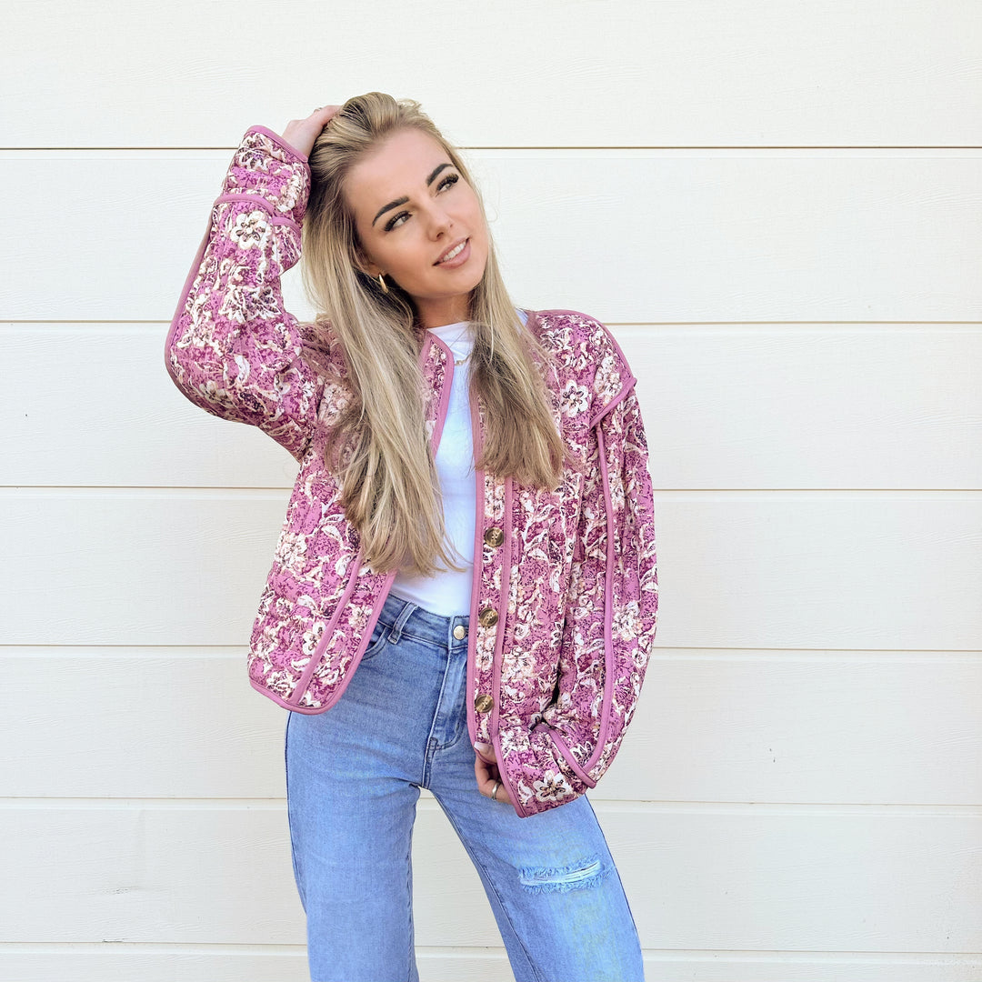 Layla Floral Quilted Jacket